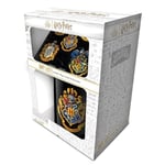 Pyramid International Harry Potter Coffret cadeau avec mug 312 ml, dessous de verre et porte-clés Idéal pour les fans du monde des sorciers Taille unique