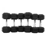 Motion & Fitness PRO Hexagon Dumbbell, Par Vægt 12,5 kg