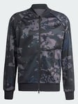 Boys, adidas Originals Camo SSTR Track Top, Black, Size M