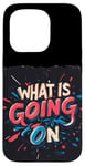 Coque pour iPhone 15 Pro Costume de discours Cool What is going on