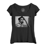 T-Shirt Femme Col Echancré Charles Mingus Jazz Artiste Jazzmen Contrebasse