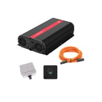 DEFA PowerSystems Inverterpakke 2500W 24V -> 230V, ren sinus, dobbel stikk