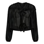 Moniquecc Tie Blouse - Black