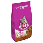 Whiskas Duck & Turkey Dry Cat Food - 2kg