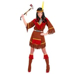 W WIDMANN MILANO Party Fashion - Costume Indienne, Robe, Far West, Fille de chef, Costumes de carnaval