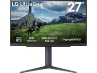 Lg Ultragear 27Gs85qx-B - Led-Skjerm - 27" - 2560 X 1440