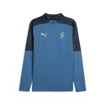 Puma Mens Neymar JR "BNA" Quarter-Zip Top - Blue - Size Medium