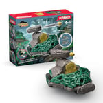 schleich 42666 Jet de la Jungle rétrofriction avec Mini Creature, dès 7 ans, ELDRADOR CREATURES - coffret, 15 pièces