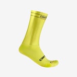 Castelli Fast Feet 3 Sokker Electric Lime, Str. S/M