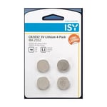 ISY Knappcellsbatteri Lithium CR2032 3V (Iba-2032) 4-pack