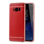 Étui pour Téléphone Portable Samsung Galaxy A3 (2016) Coque Arrière Bumper Rouge