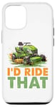 Coque pour iPhone 15 Tondeuse à gazon I'd Ride That Racing Gardener