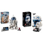 LEGO Star Wars R2-D2 Model Set, Buildable Toy Droid Figure for 10 Plus Year Old Kids & Star Wars Captain Rex Helmet Set, The Clone Wars Collectible for Adults, 2023 Series Model Collection