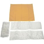 Vhbw - Set de rechange 3 pièces compatible avec Kärcher sc 1 Floor Kit nettoyeur vapeur - Filtre anti-calcaire + lingettes en microfibre