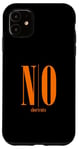 Coque pour iPhone 11 Orange NO raccourcis Orange Graphic