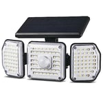 Maclean IP65 Solar LED Lamp with Motion and Dusk-to-Dawn Sensor IP65 4W 320lm 4000K Li-ion 1200 mAh 3 Operating Modes Floodlight Security Garden Entryway HQ