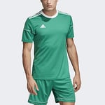 Adidas Men Squadra 17 Short Sleeve Jersey - Bold Green/White, X-Large