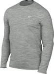 Nike Top M NK DF UV Miler Top Ls, Grey Fog/Particle Grey/Reflective Silv, FB7070-097, L