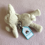 Jellycat - Smudge Rabbit Bag Charm - Soft Bunny Key Ring - New / Tags