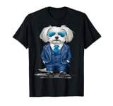 Men Woman Maltese Dog Suit Maltese Dog T-Shirt