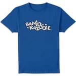 Banjo Kazooie Two Tone Logo T-Shirt - Royal Blue - XS