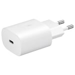 Samsung Supersnabb USB-C Laddare EP-TA800EWE - Bulk - Vit Gul