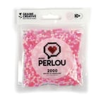 MINI PERLOU SACHET DE 4 COULEURS ASSORTIES ROSE OPAQUE