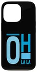 Coque pour iPhone 13 Pro Bleu Oh La La Blue Color Graphic