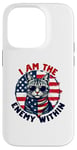 Coque pour iPhone 14 Pro I Am The Enemy Within Harris Trump Funny US Election 2024