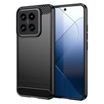 SKALO Xiaomi 14 5G Armor Carbon Stöttåligt TPU-skal - Fler färge Svart