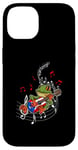 iPhone 14 Puerto Rico Flag Coqui Frog Play Guitar Puerto Rican Music Case