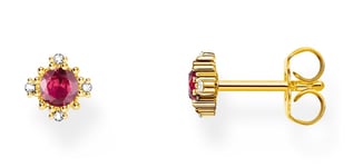 Thomas Sabo True Romance gold-plated vintage red sapphire korvakorut H2311-995-10