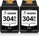 304 XL Noir Cartouches d'encre pour HP 304 XL Noir Cartouch HP 304 HP 304 XL pour HP Envy 5020 5030 5032 5000 5010 HP Deskjet 2620 2622 2630 2632 2633 2634 HP Deskjet 3720 3750 3760 3700 3730