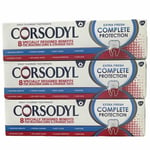 Corsodyl Complete Protection Toothpaste Extra Fresh - 75ml X 3