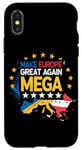 Coque pour iPhone X/XS Pro EU - MEGA - Make Europe Great Again