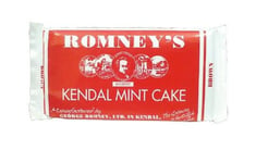 Kendal Mint Cake Romney's Brown  Kendal Mintcake  Pack of  3 x 40g Bars