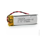 Swatch Group - Batterie Li-Po 1S1P ICP501233PA + pcm UN38.3 3.7V 175mAh fils - Renata