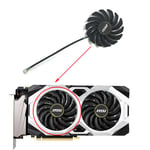 Refroidisseur de GPU pour gelée Geforce RTX 2060 2070 2080 Super Ventus XS OC,ventilateur de carte de fouille,PLD09210S12HH DC 12V 0.40A 4PIN 85MM RTX2070 - Type PLD09210S12HH #A