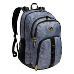adidas Unisex's Prime 6 Backpack Bag, Stone Wash Grey/Impact Yellow, One Size