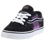 Vans Junior Copely Skateboarding Shoe (plaid) black/purple VHKH3YX 2 UK