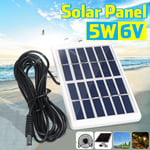 5W 6V Mini Panneau Solaire portable Le chargeur solaire convient aux lampadaires solaires et à d'autres systèmes