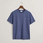 Gant Mens Archive Shield T-Shirt in Dark Blue material_cotton - Size Large