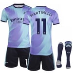 Arsenal Aawy Barn/Vuxen Fotbollströja 2024-2025 Jersey Nr. 11 Martinelli 20