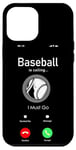 iPhone 12 Pro Max Baseball Fan Phone Display Baseball Is Calling I Must Go Case