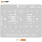 Pochoir De Reballage Sam 1-17 Bga Sam13 Sam14 Pour Samsung A70 A80 A90 Note Exynos7870 9611,Puissance Ic Audio Cpu Maille En Acier En Étain - Type Sam6