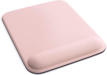 Tapis De Souris Avec Coussin En Gel-Repose-Poignet Gaming,Mousepad Wrist Rest-Confort Repose Poignets Ergonomique,Hydrofuge & Lavable-Base Antidérapante-Pc Laptop Notebook-Rose