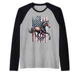 American Hanoverian US Hanoverian Raglan Baseball Tee