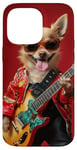 iPhone 14 Pro Max Chihuahua Dog lovers Rock music Cute pets Pet Fun Case