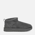 UGG Women's Classic Ultra Mini Sheepskin Boots - Grey - UK 8