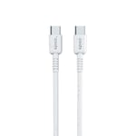 Epico Resolve USB-C til USB-C Kabel PD 60W - 120cm - Hvit